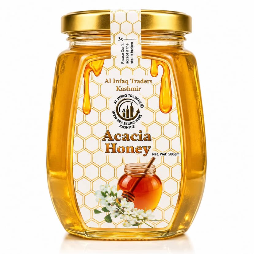 Pure Acacia Honey | Raw & Natural | Alinfaq Traders