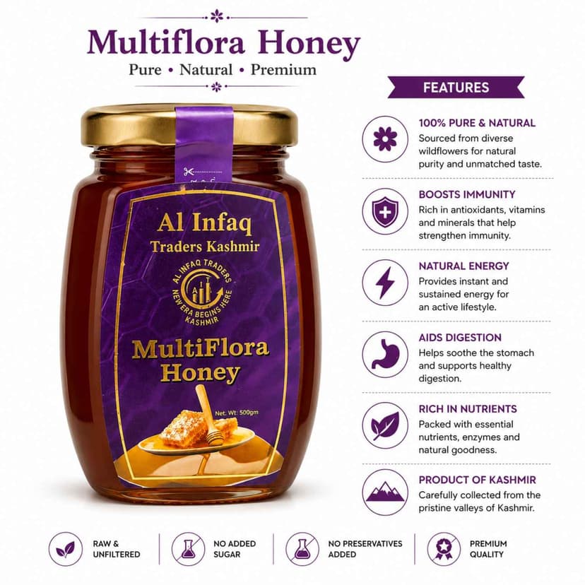 Pure Kashmiri Multiflora Honey — photo 2