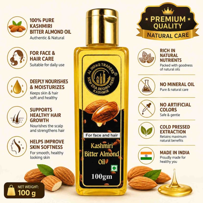 bitter almond oil kashmir — photo 2