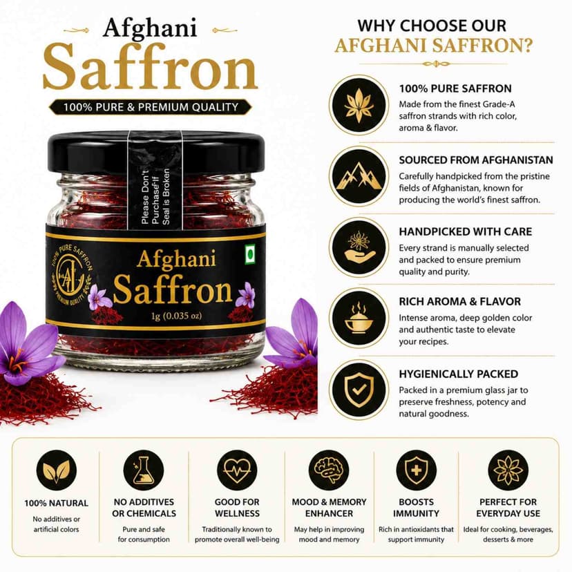 Afghani saffron — photo 2